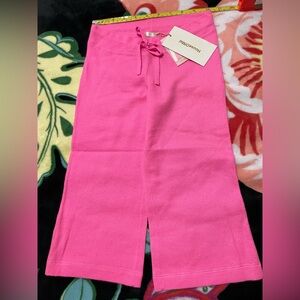 Vibrant Pink Kids cashmere knit pants Sz.S